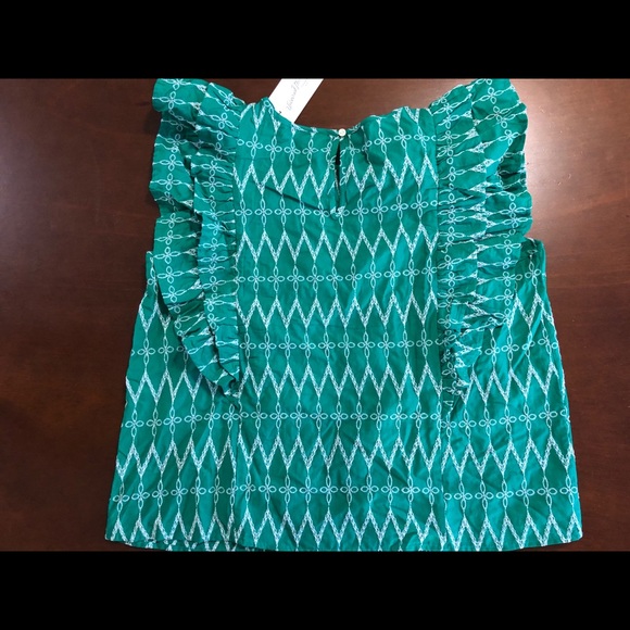 Universal Thread Ruffled Embroidered Blouse L - Picture 5 of 8